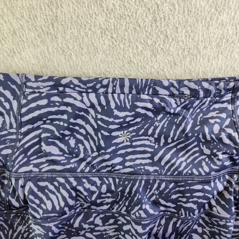 Athleta Skort Womens 2X Purple Ace Printed 13.5" Tennis Skirt Grip Leg Openings - Picture 6 of 14